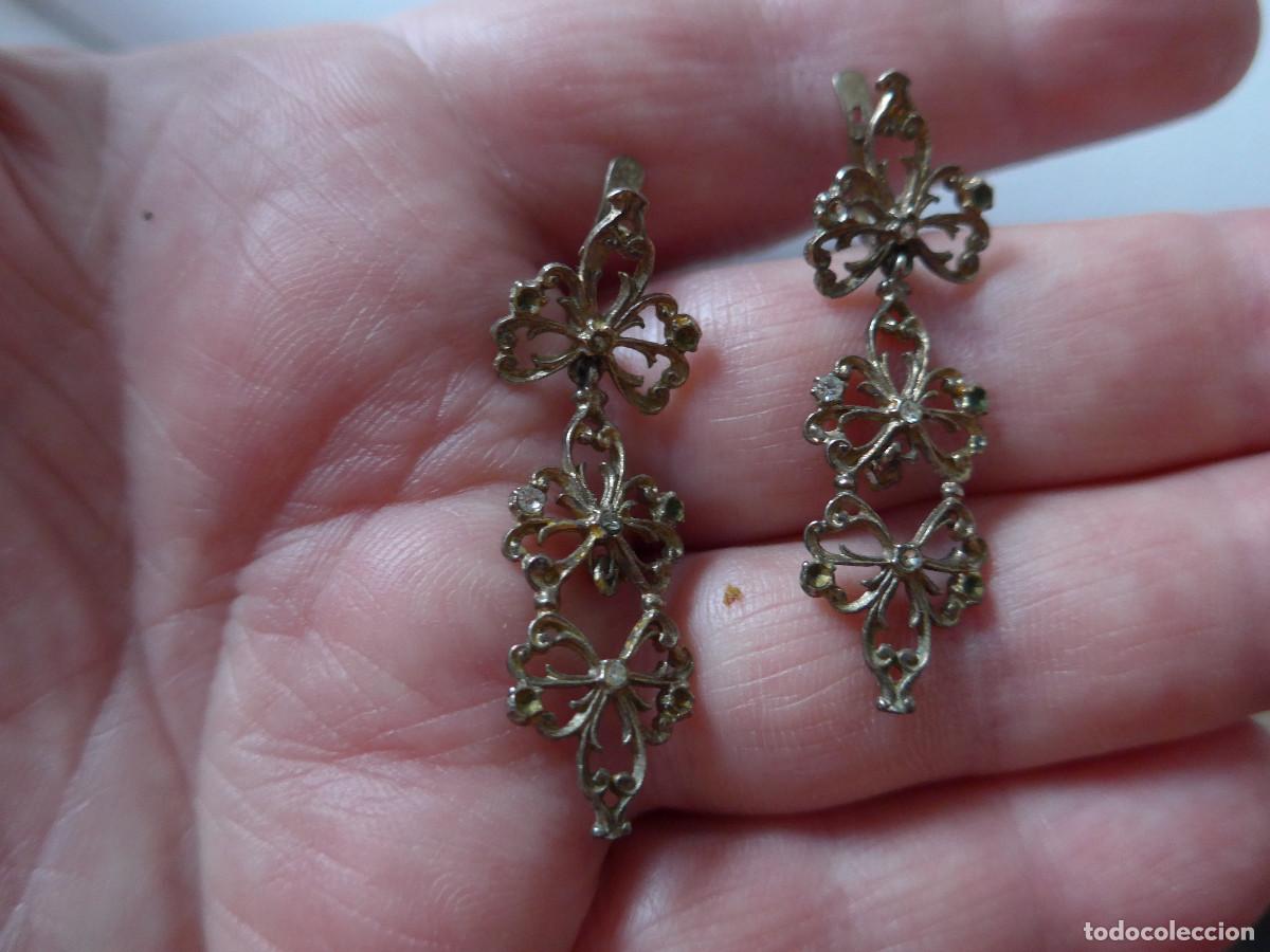 Joyeria: PAREJA DE ANTIGUOS PENDIENTES - Foto 4