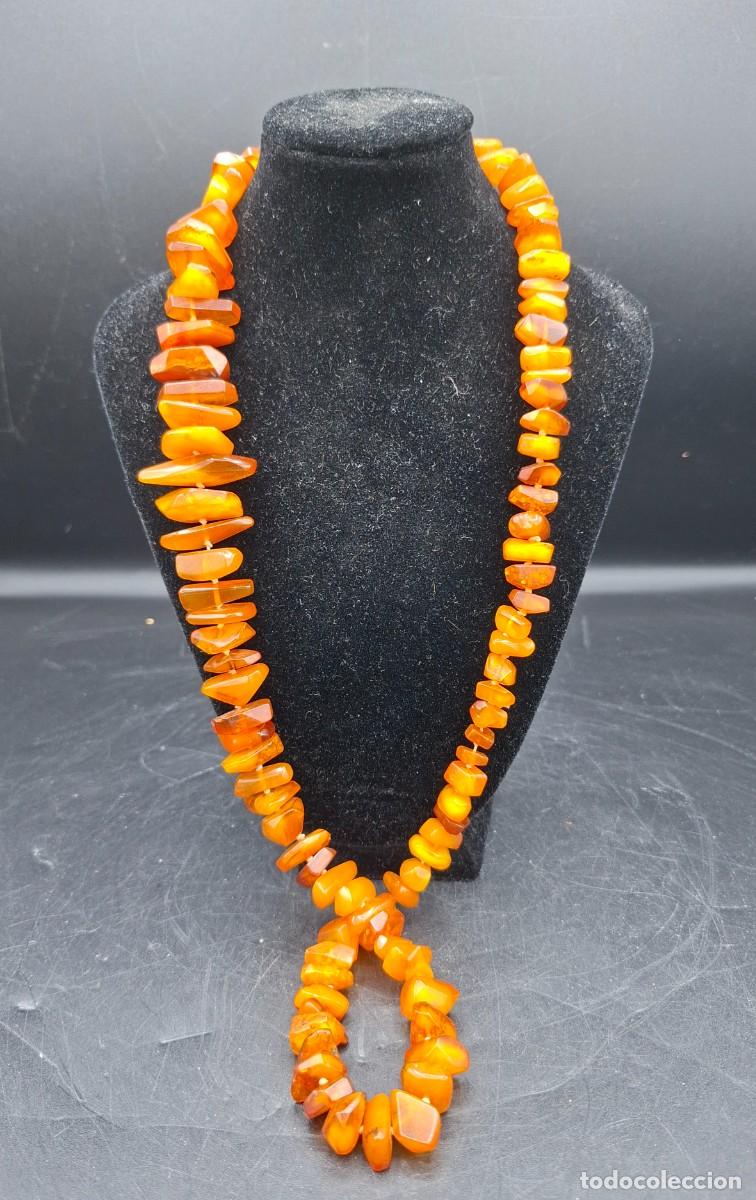 Joyeria: Gran collar de piedras de Ambar - Foto 2
