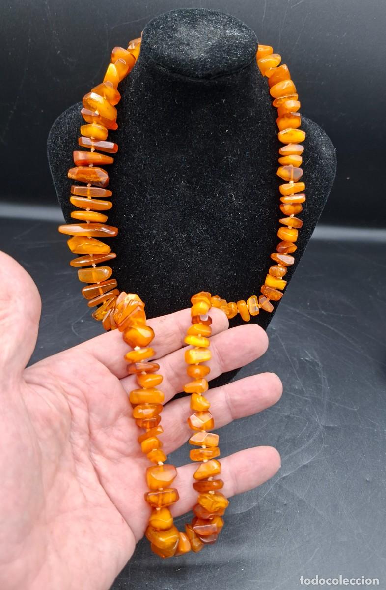 Joyeria: Gran collar de piedras de Ambar - Foto 3