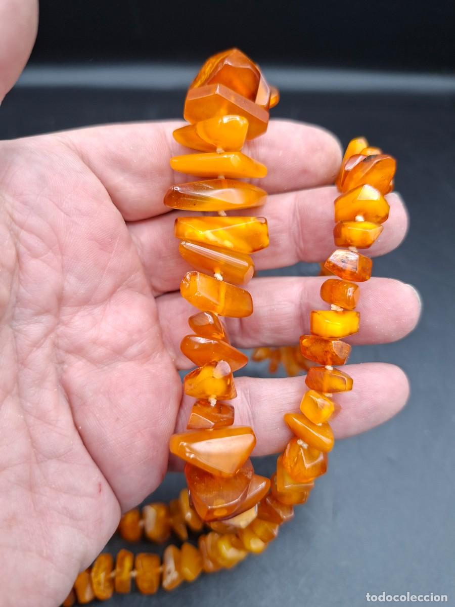 Joyeria: Gran collar de piedras de Ambar - Foto 7