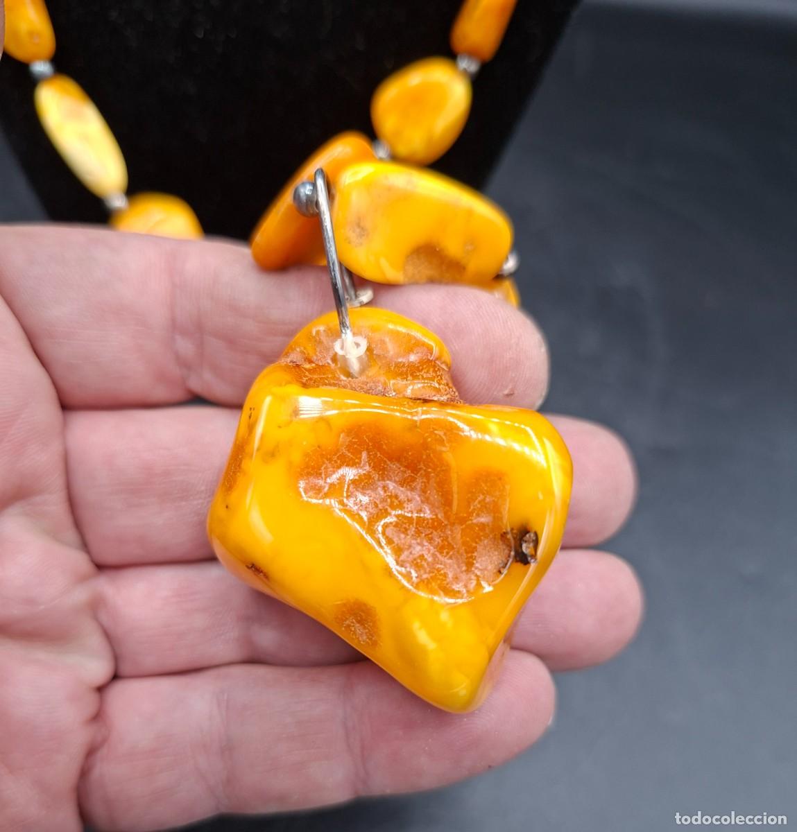 Joyeria: Gran collar de Ambar con cierre y gran pieza central - Foto 4