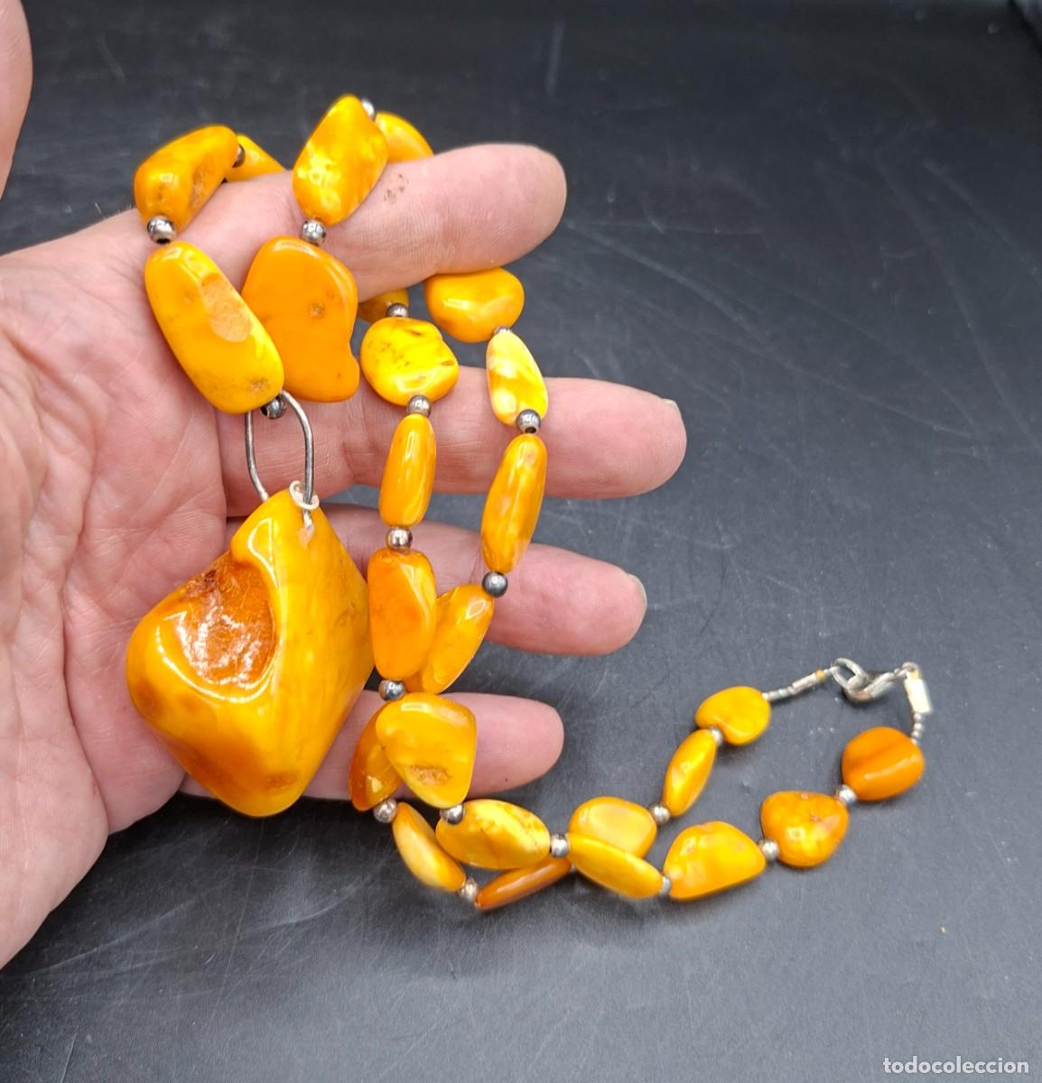 Joyeria: Gran collar de Ambar con cierre y gran pieza central - Foto 5