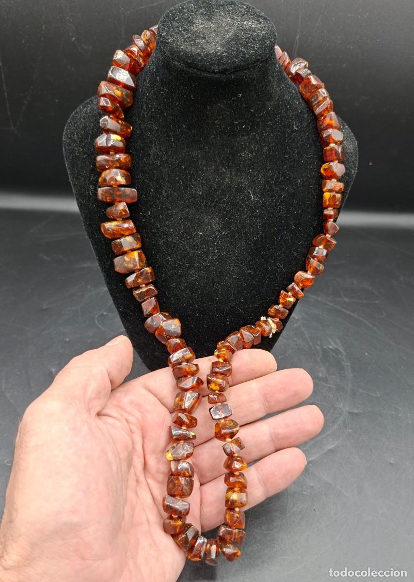 Joyeria: Gran collar de piedras de Ambar - Foto 3