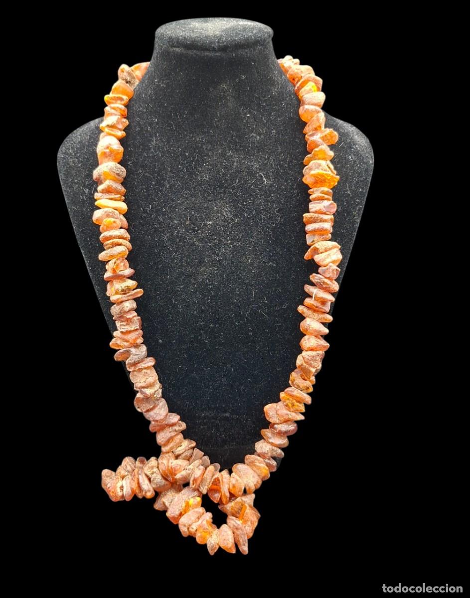 Joyeria: Gran collar de piedras de Ambar sin pulir - Foto 1