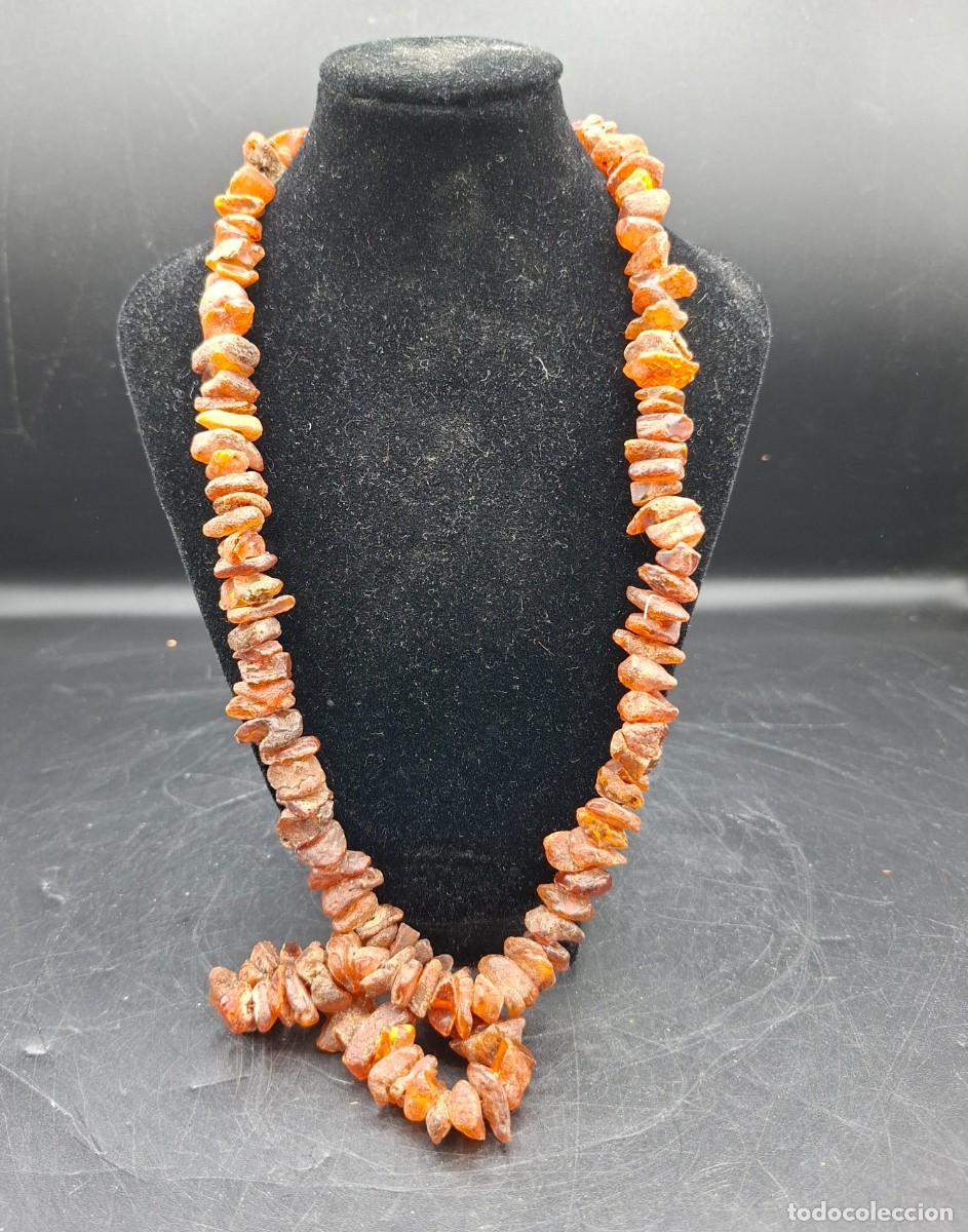 Joyeria: Gran collar de piedras de Ambar sin pulir - Foto 2