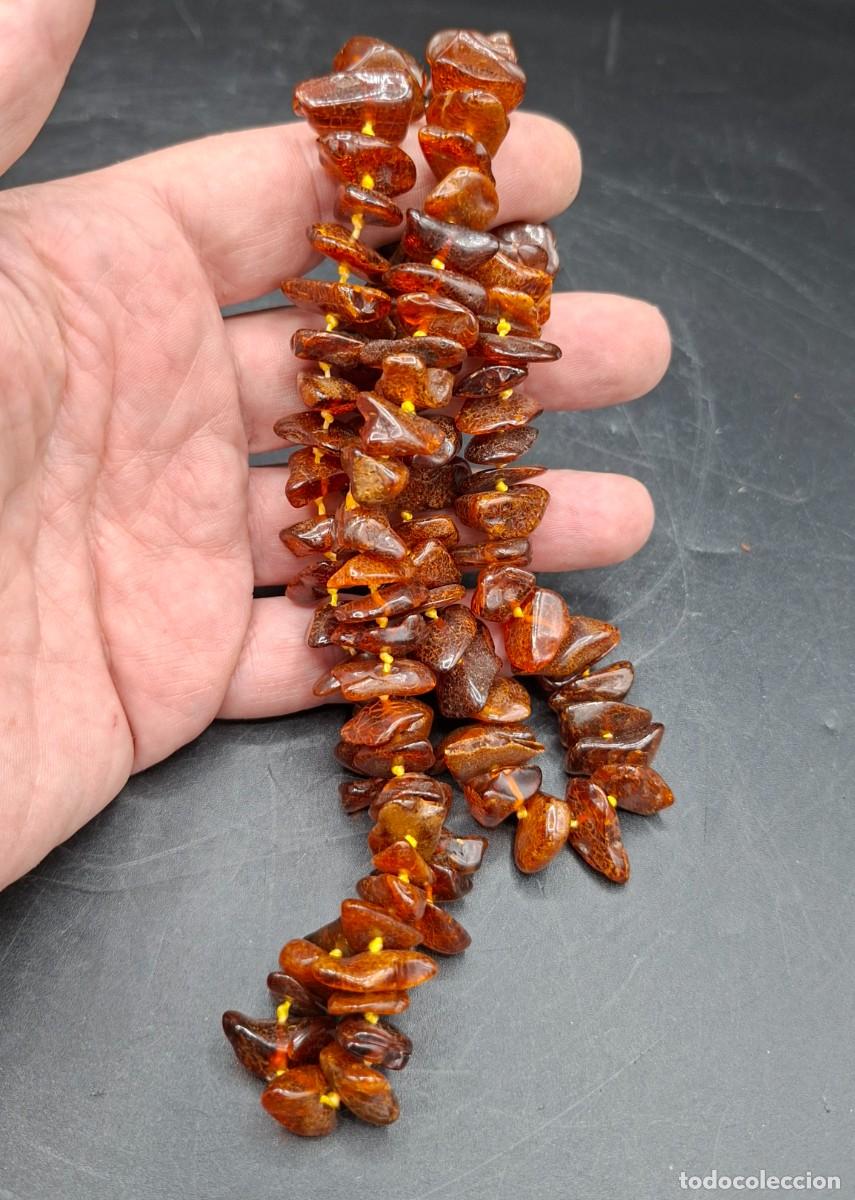 Joyeria: Gran collar de piedras de Ambar - Foto 4