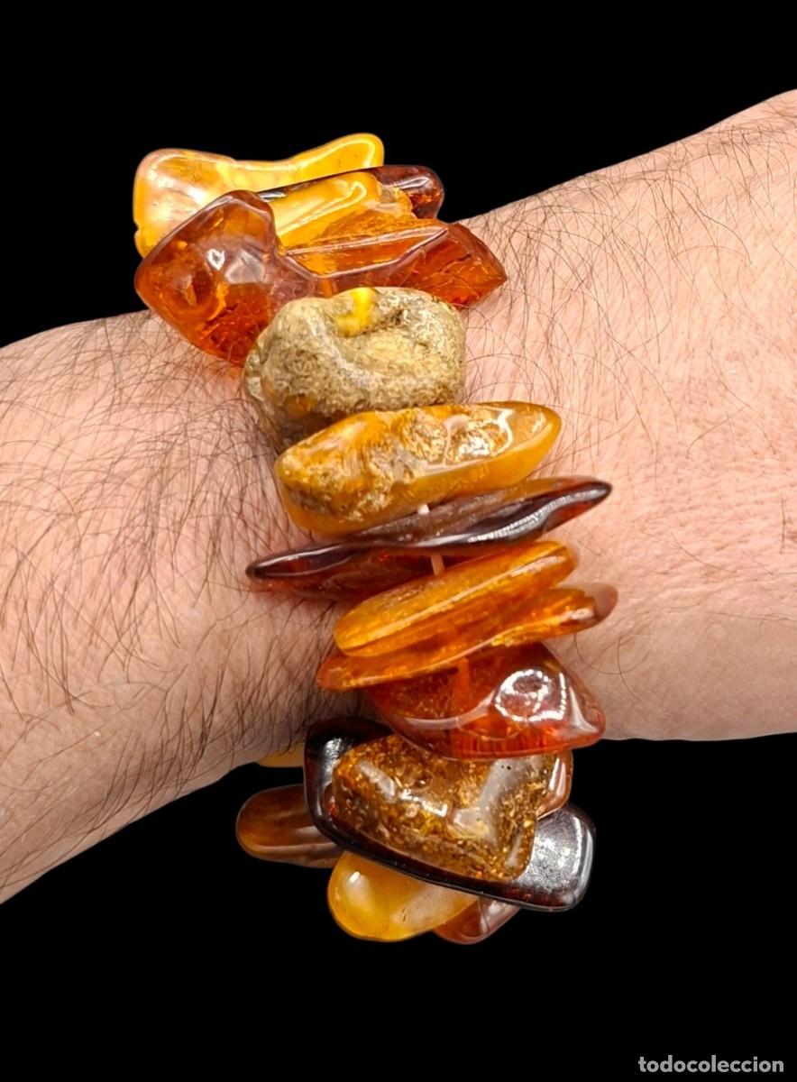 Schmuck: Pulsera de piedras de Ambar de distintas tonalidades