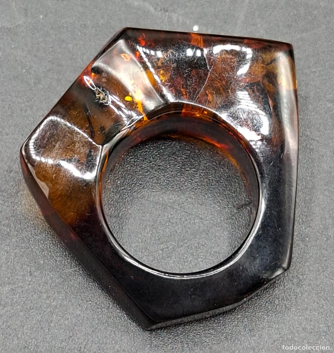 Joyeria: Original anillo en Ambar talla 18 - Foto 5