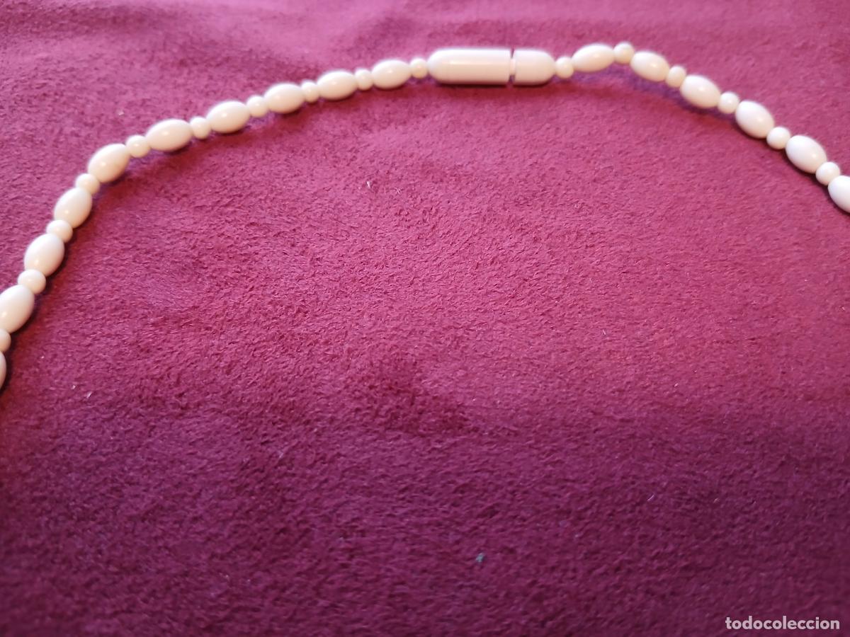 Joyeria: Gargantilla marfil 38 cm - Foto 2