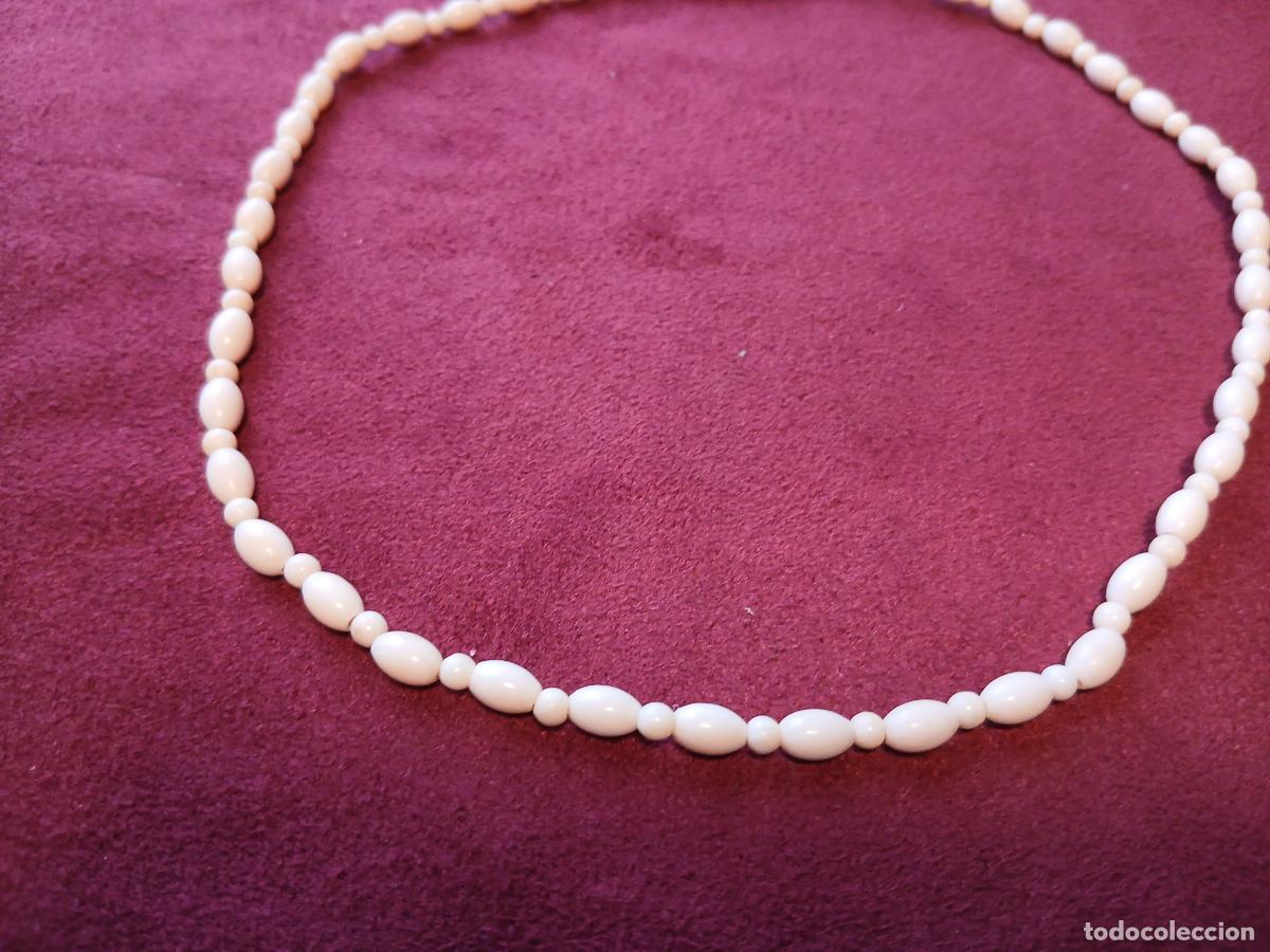Joyeria: Gargantilla marfil 38 cm - Foto 3