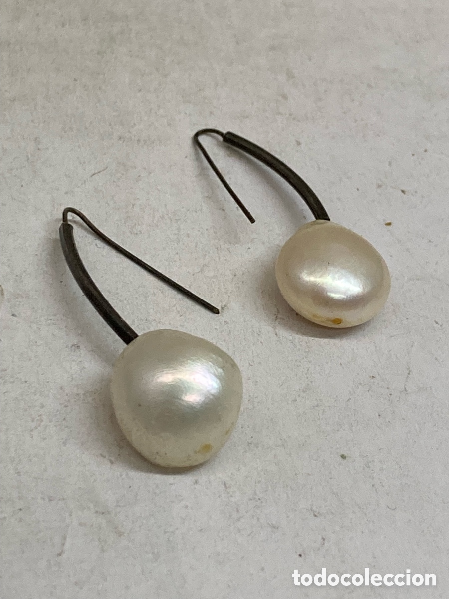 Joyeria: Pendientes de plata y perlas P544 - Foto 1