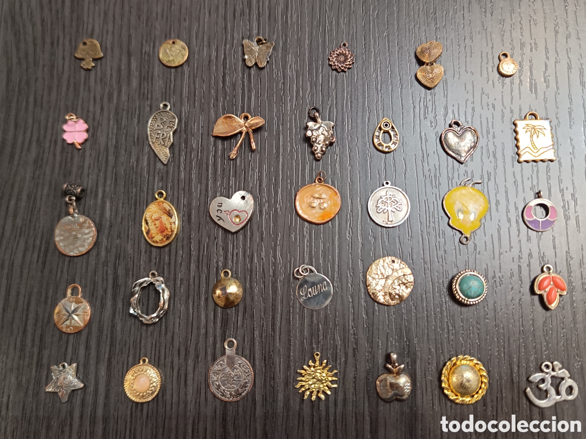 Schmuck: Gran Lote Antiguos Colgantes Peque&ntilde;os