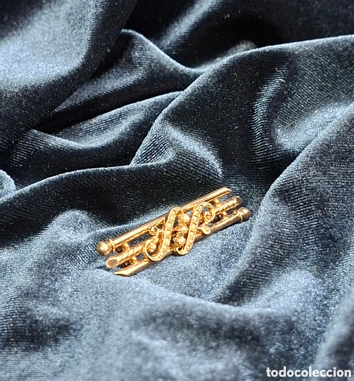 Joyeria: Broche de plata dorada del Siglo XIX - Foto 11