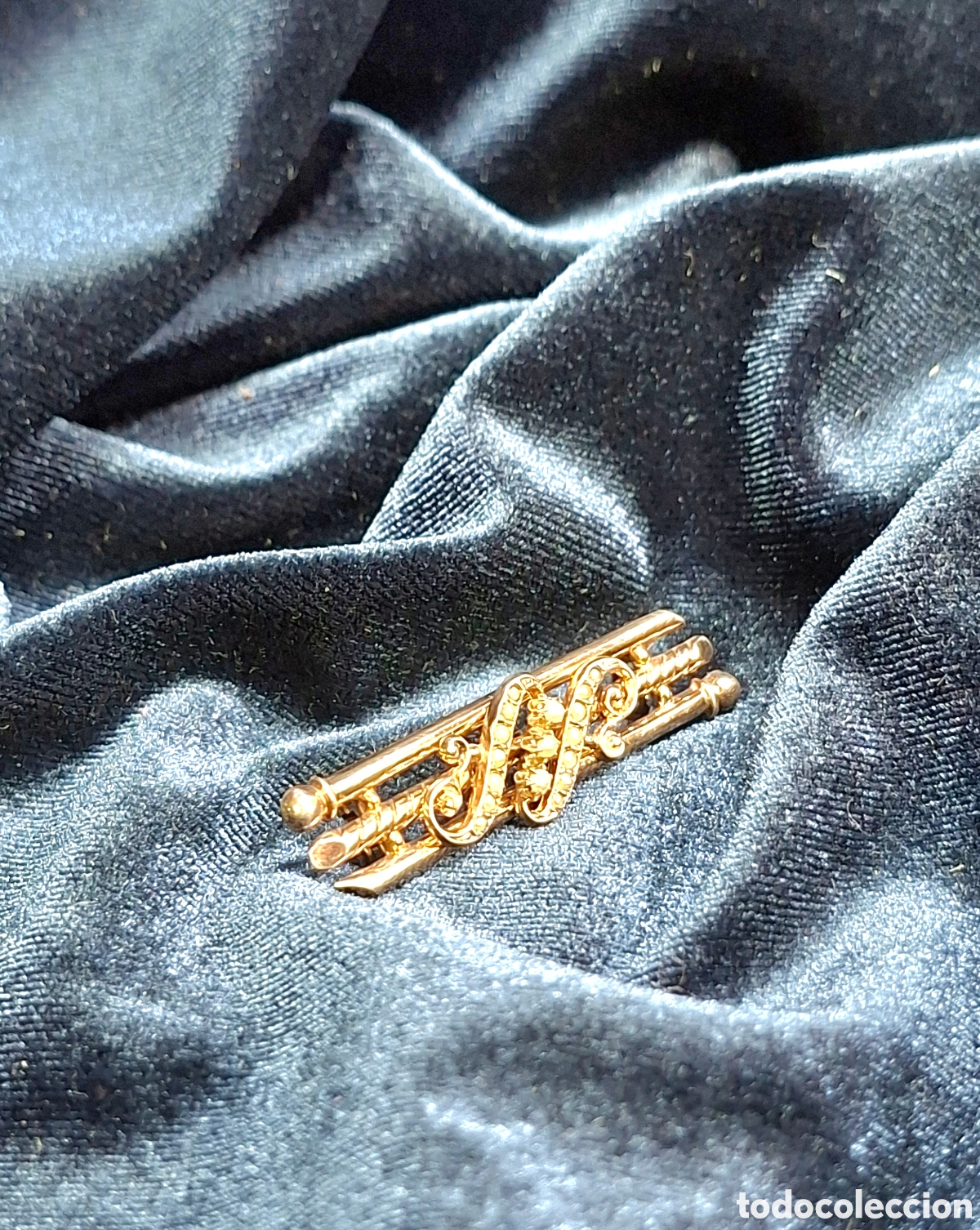 Joyeria: Broche de plata dorada del Siglo XIX - Foto 15