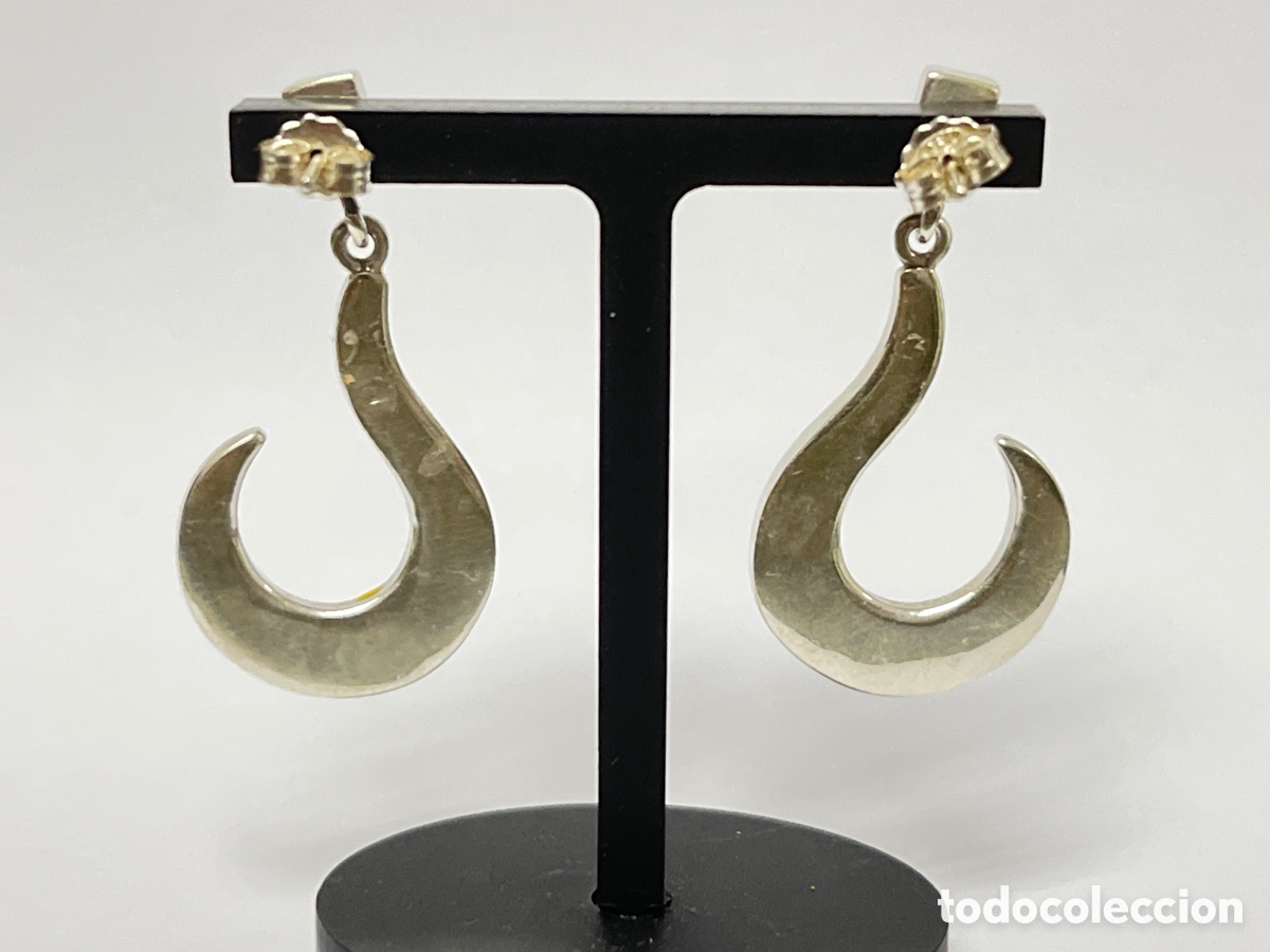 Joyeria: Pendientes de plata y nacar /P541 - Foto 3