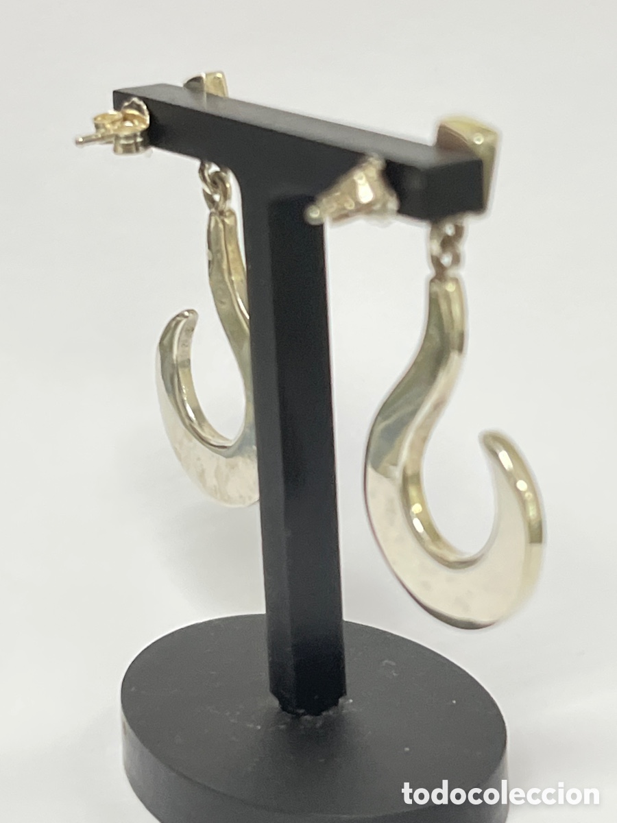 Joyeria: Pendientes de plata y nacar /P541 - Foto 4