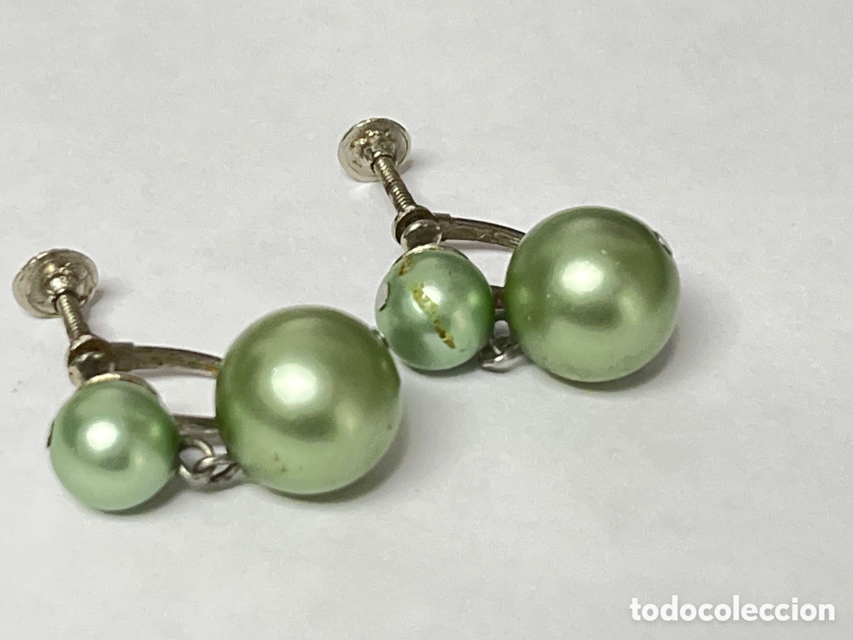 Joyeria: Pendientes de plata y perlas /P541 - Foto 3