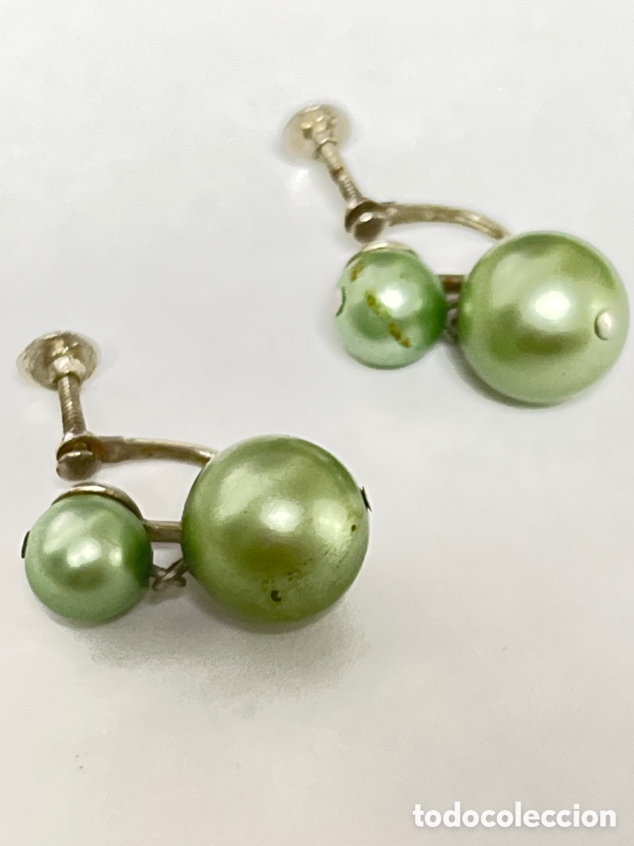 Joyeria: Pendientes de plata y perlas /P541 - Foto 2