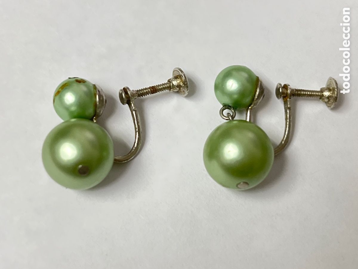 Joyeria: Pendientes de plata y perlas /P541