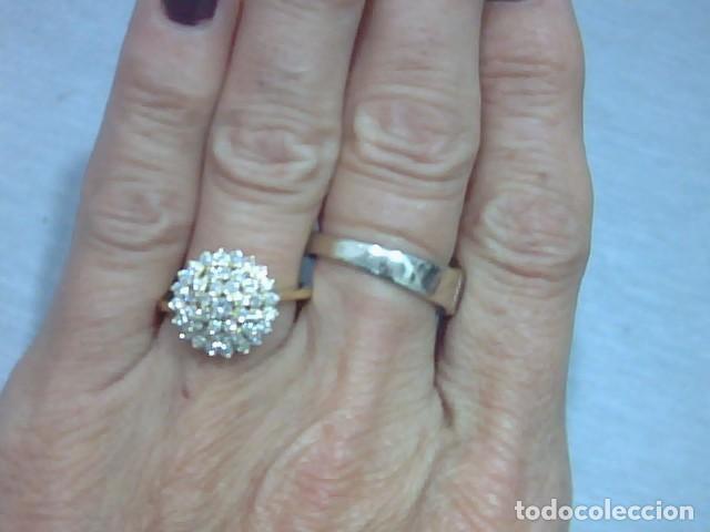Joyeria: anillo en oro 18 kts y diamantes - Foto 2