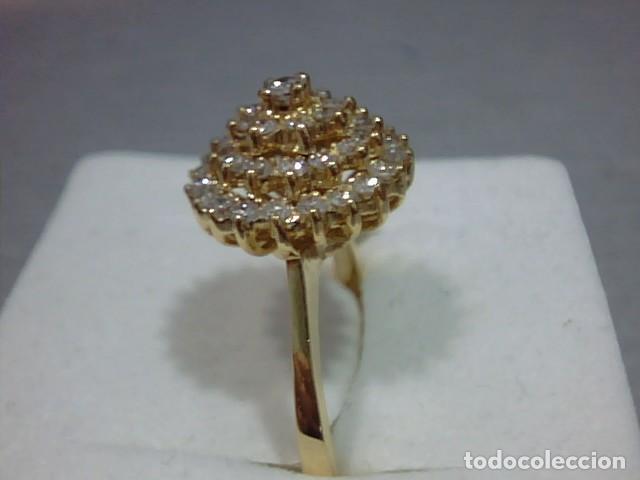 Joyeria: anillo en oro 18 kts y diamantes - Foto 8