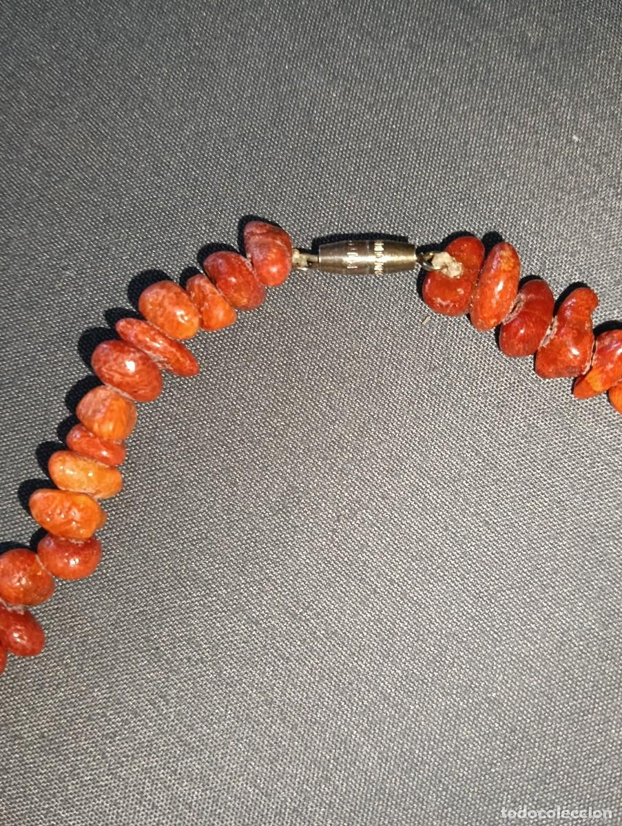 Joyeria: Collar coral natural rojo - Foto 3