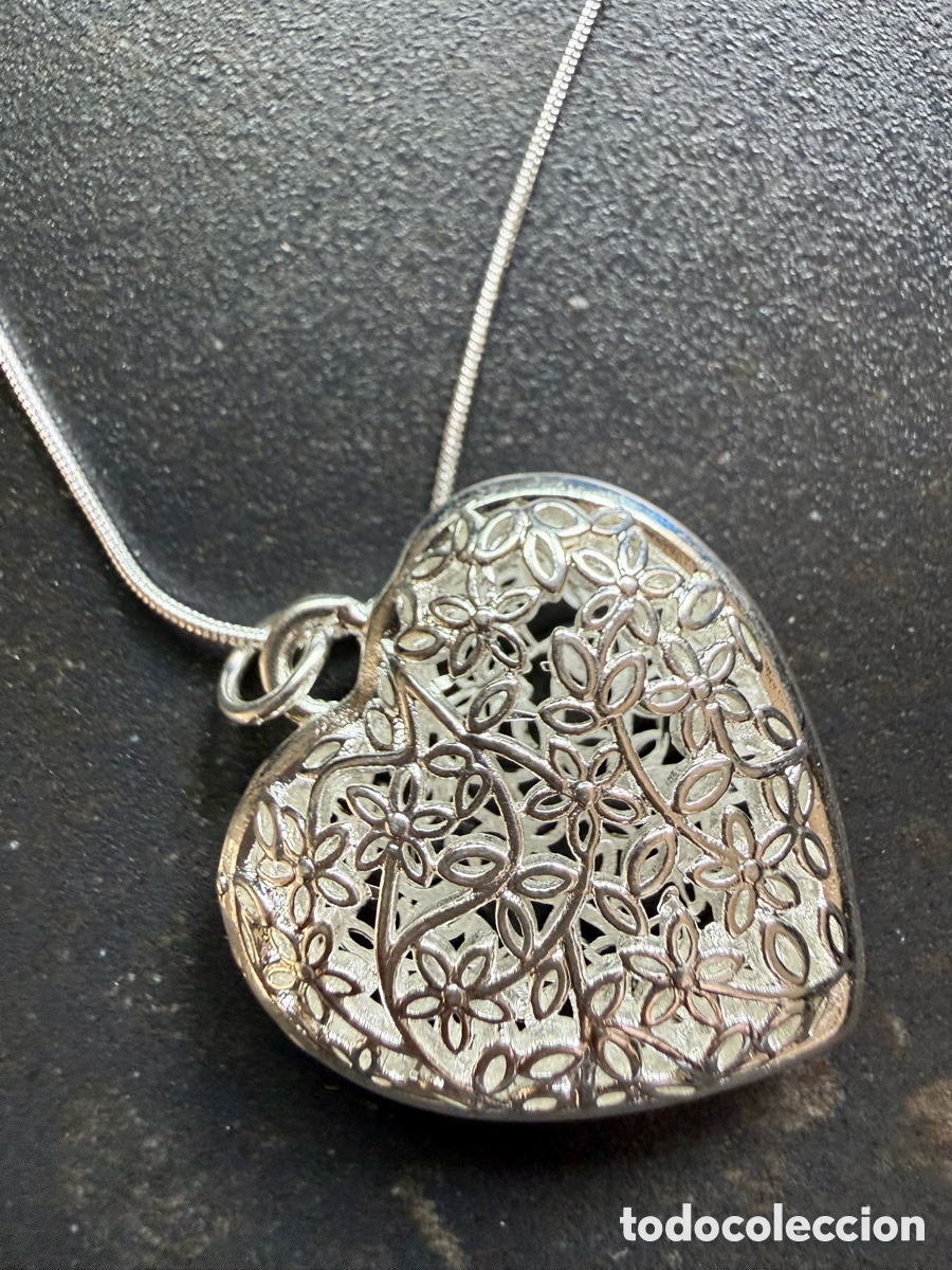 Joyeria: Joya coraz&oacute;n collar cadena plata - Foto 5