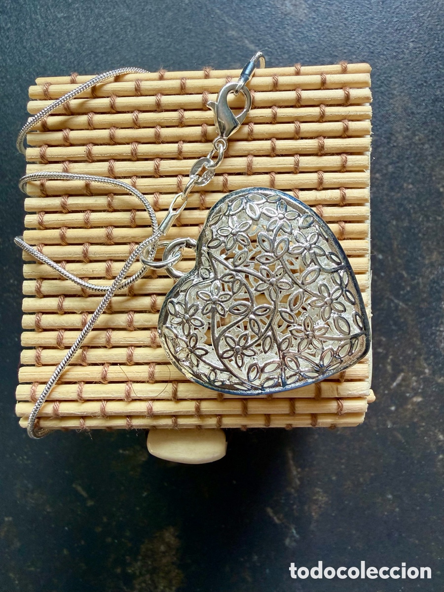 Joyeria: Joya coraz&oacute;n collar cadena plata - Foto 6