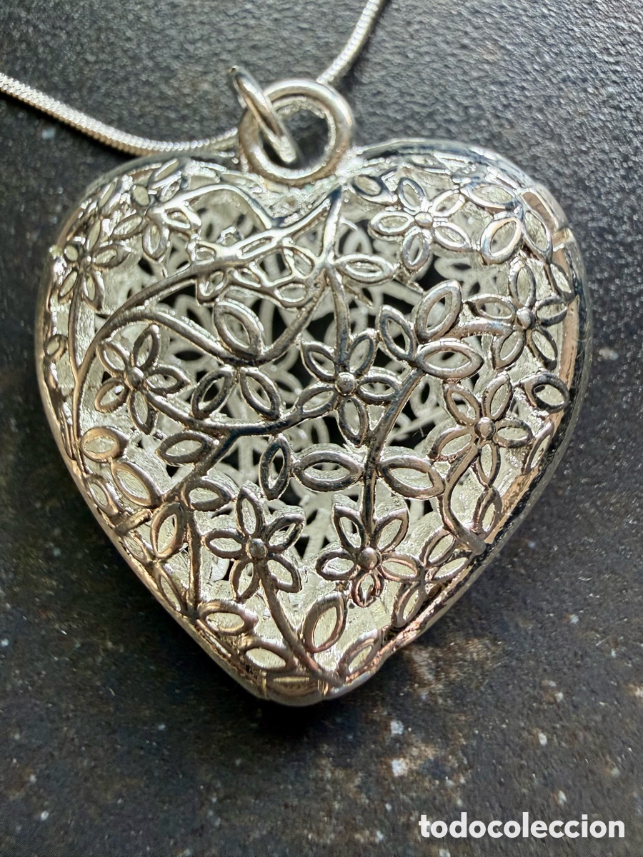Joyeria: Joya coraz&oacute;n collar cadena plata - Foto 1