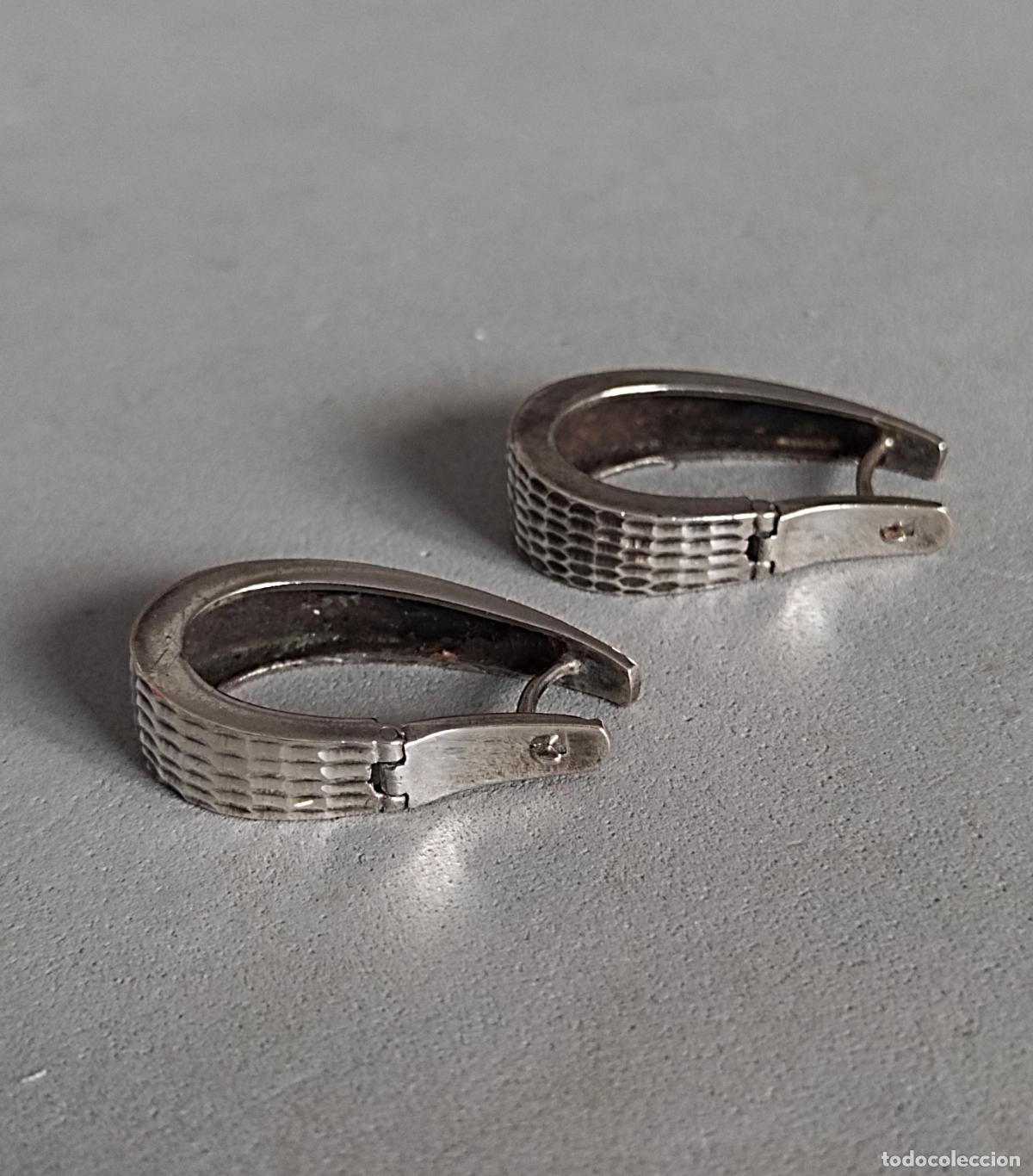 Joyeria: Pendientes de plata de ley. - Foto 4