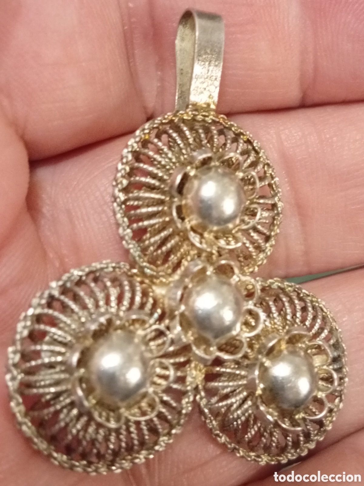 Gioielleria: Precioso colgante de plata filigrana