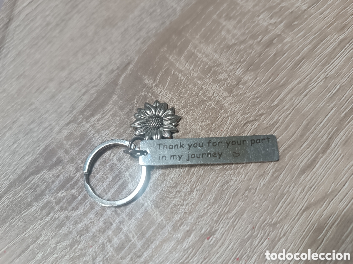 Joyeria: Llavero plateado con frase - Foto 2