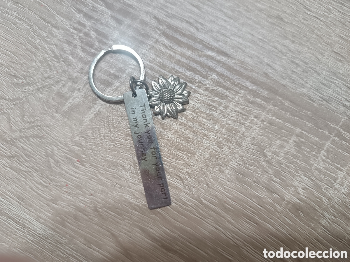 Joyeria: Llavero plateado con frase - Foto 3