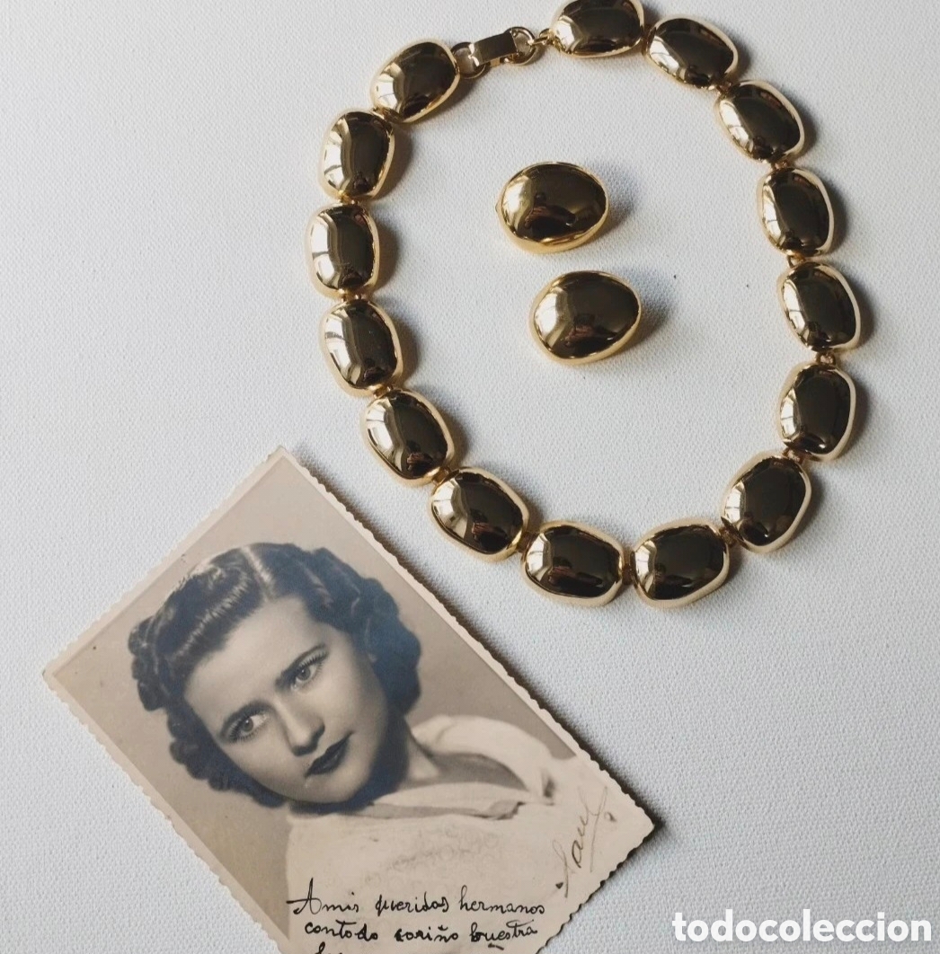 Joyeria: Conjunto A&ntilde;os 50 Gargantilla y Pendientes