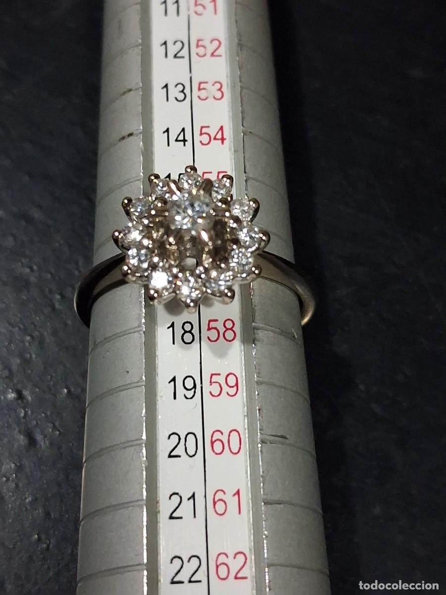 Joyeria: ANILLO ORO BLANCO Y BRILLANTES