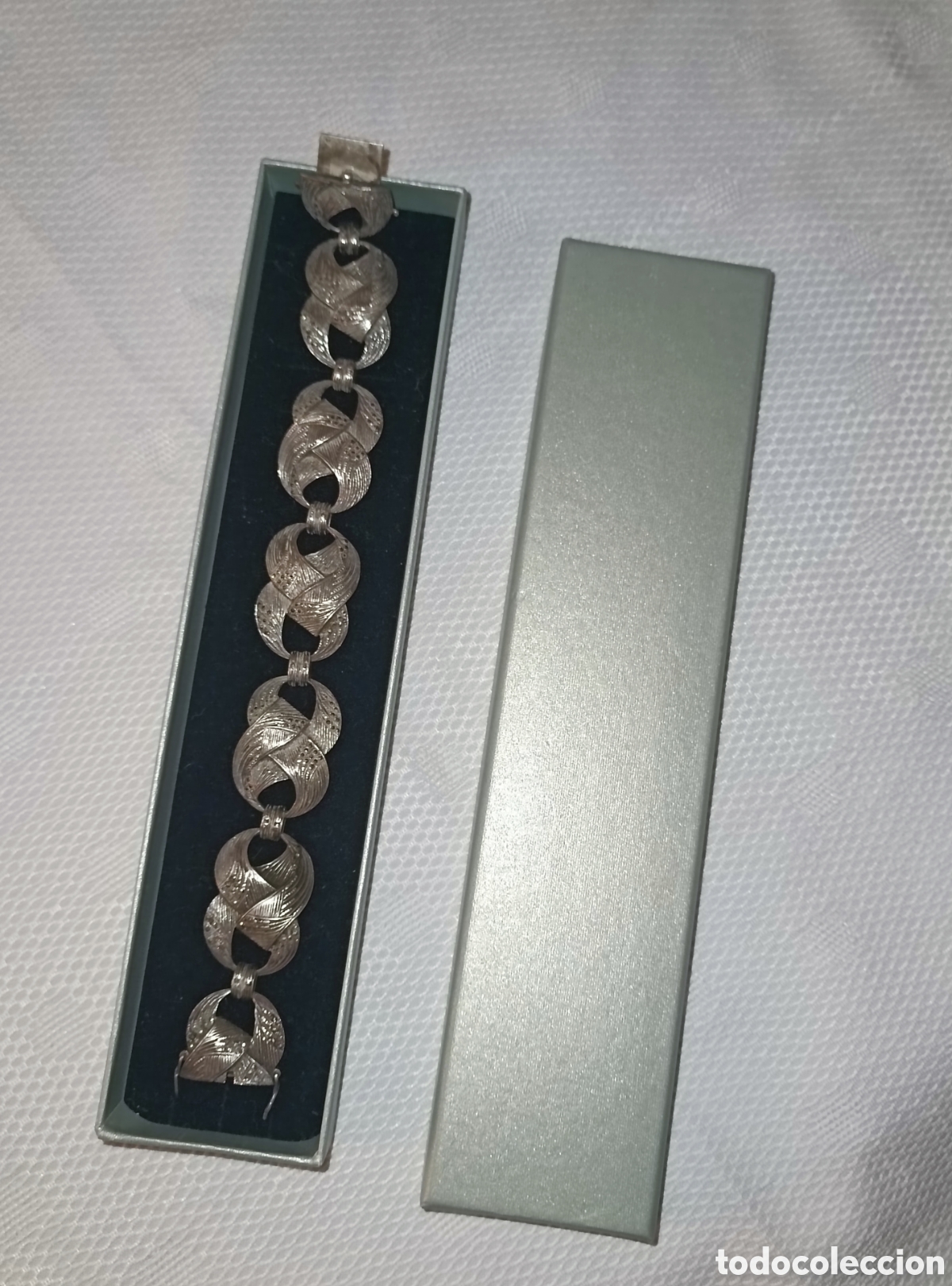 Joyeria: Pulsera Plata de Ley de eslabones articulados
