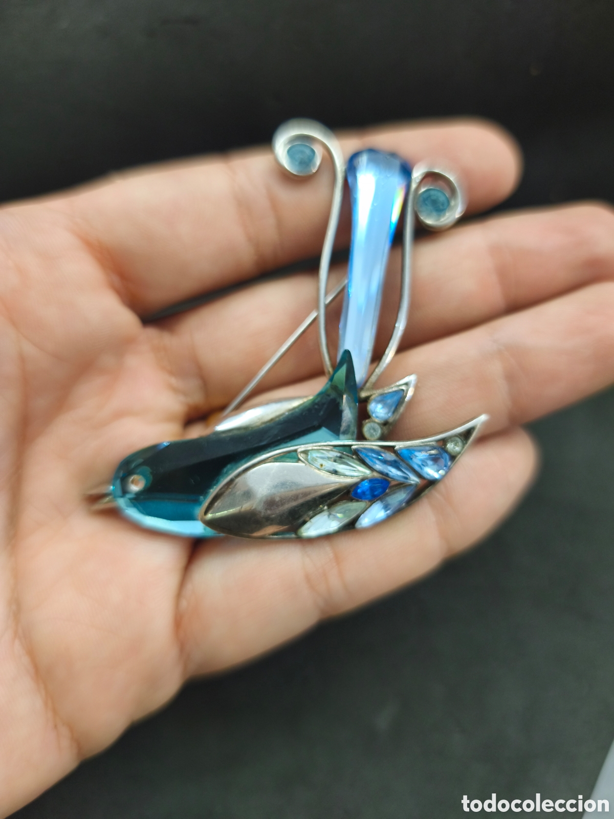 Joyeria: Swarovski Broche plata 925, 8cm - Foto 4