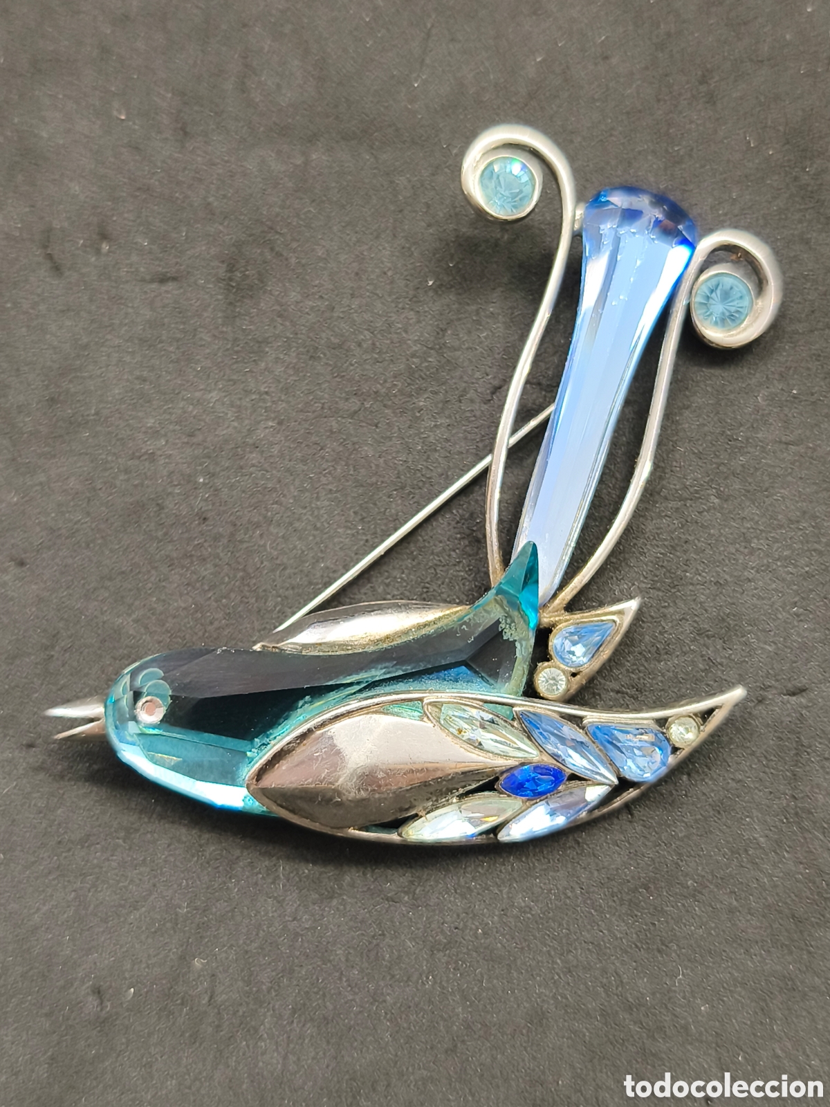 Joyeria: Swarovski Broche plata 925, 8cm