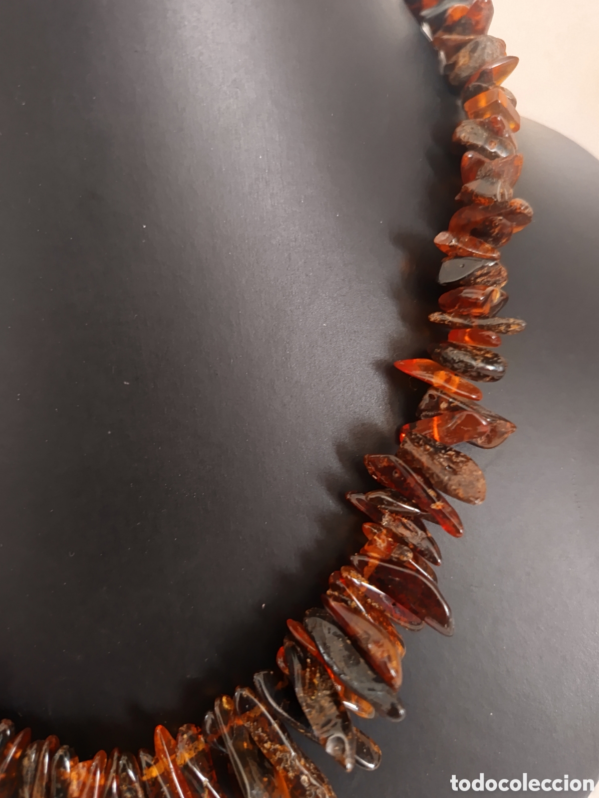 Joyeria: Collar antiguo gargantilla de ambar del Baltico - Foto 3