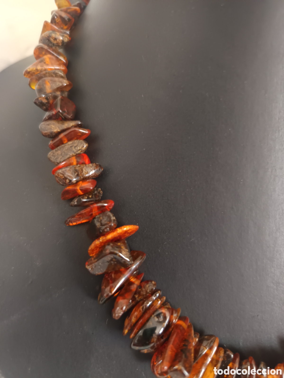 Joyeria: Collar antiguo gargantilla de ambar del Baltico - Foto 4