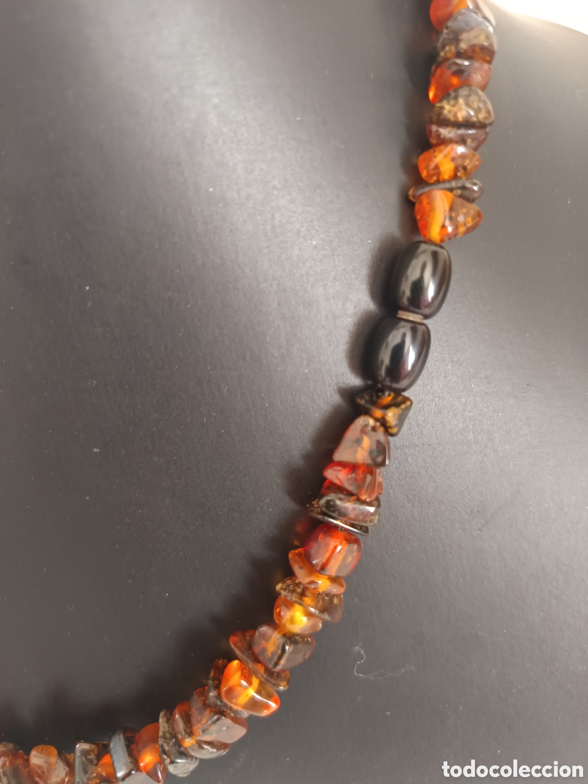 Joyeria: Collar antiguo gargantilla de ambar del Baltico - Foto 7