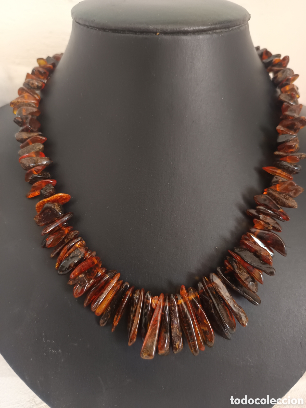 Joyeria: Collar antiguo gargantilla de ambar del Baltico - Foto 1