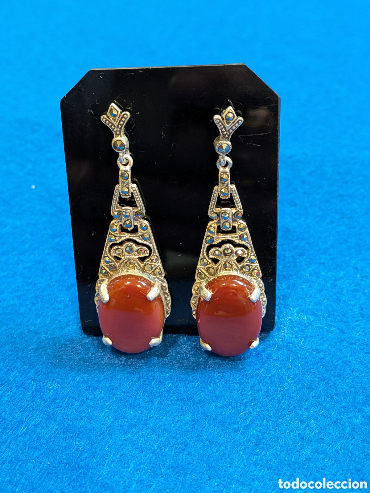 Joyeria: Pendientes estilo art deco, plata 925. REF-2987. ca4 - Foto 1