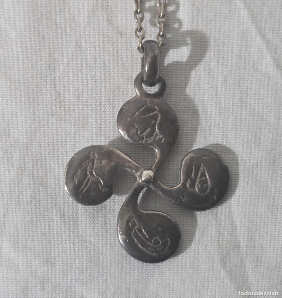 Joyeria: Colgante Celta Laburu con cadena de plata - Foto 3