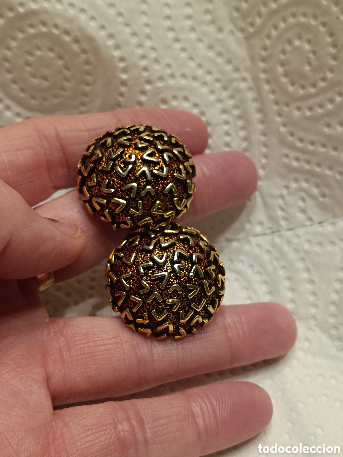 Joyeria: PENDIENTES VINTAGE a&ntilde;os 80 - Foto 2