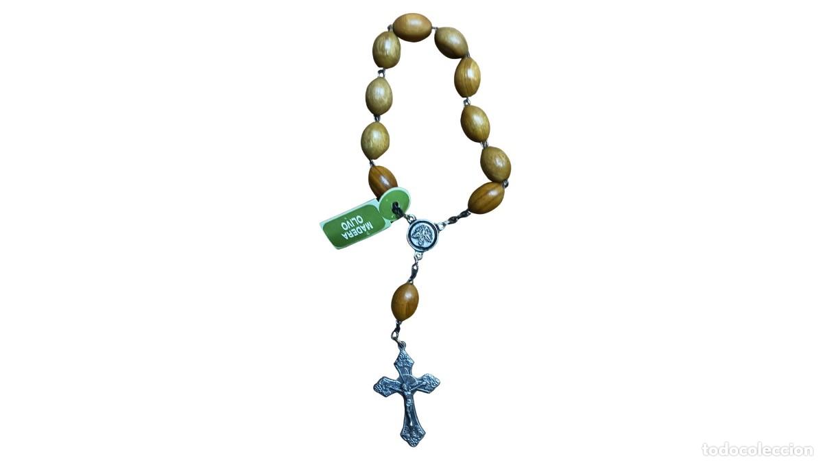 Joyeria: PULSERA DECENA DE ROSARIO VINTAGE - NUEVA SIN USAR - A&Ntilde;OS 80-90