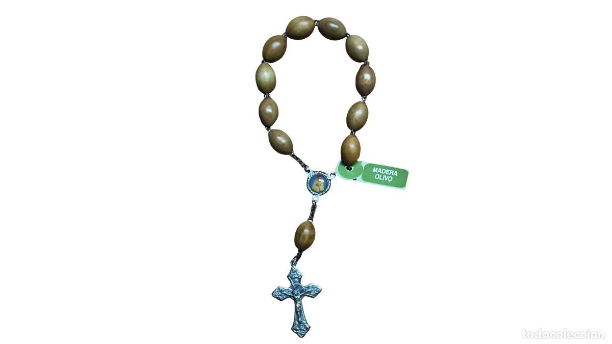 Joyeria: PULSERA DECENA DE ROSARIO VINTAGE - NUEVA SIN USAR - A&Ntilde;OS 80-90