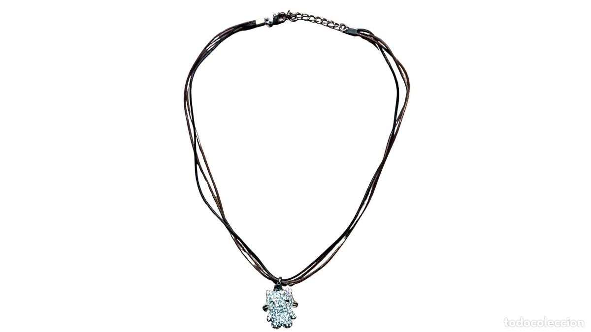 Joyeria: COLLAR Y2K - HELLO KITTY CON PEDRER&Iacute;A DE ESTR&Aacute;S - GARGANTILLA DE CORDONES - A&Ntilde;OS 2000-2007