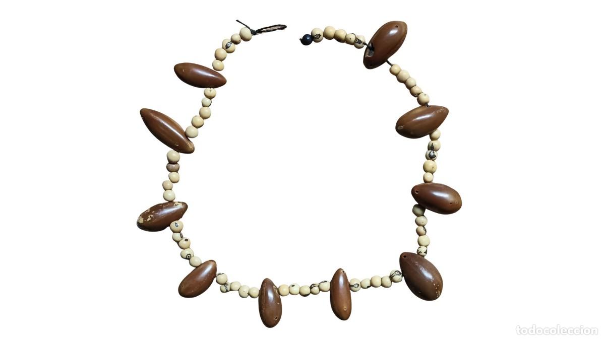 Joyeria: COLLAR &Eacute;TNICO VINTAGE - SEMILLAS NATURALES DE MOCORA Y A&Ccedil;A&Iacute; - ARTESAN&Iacute;A TRADICIONAL DE LA AMAZONIA