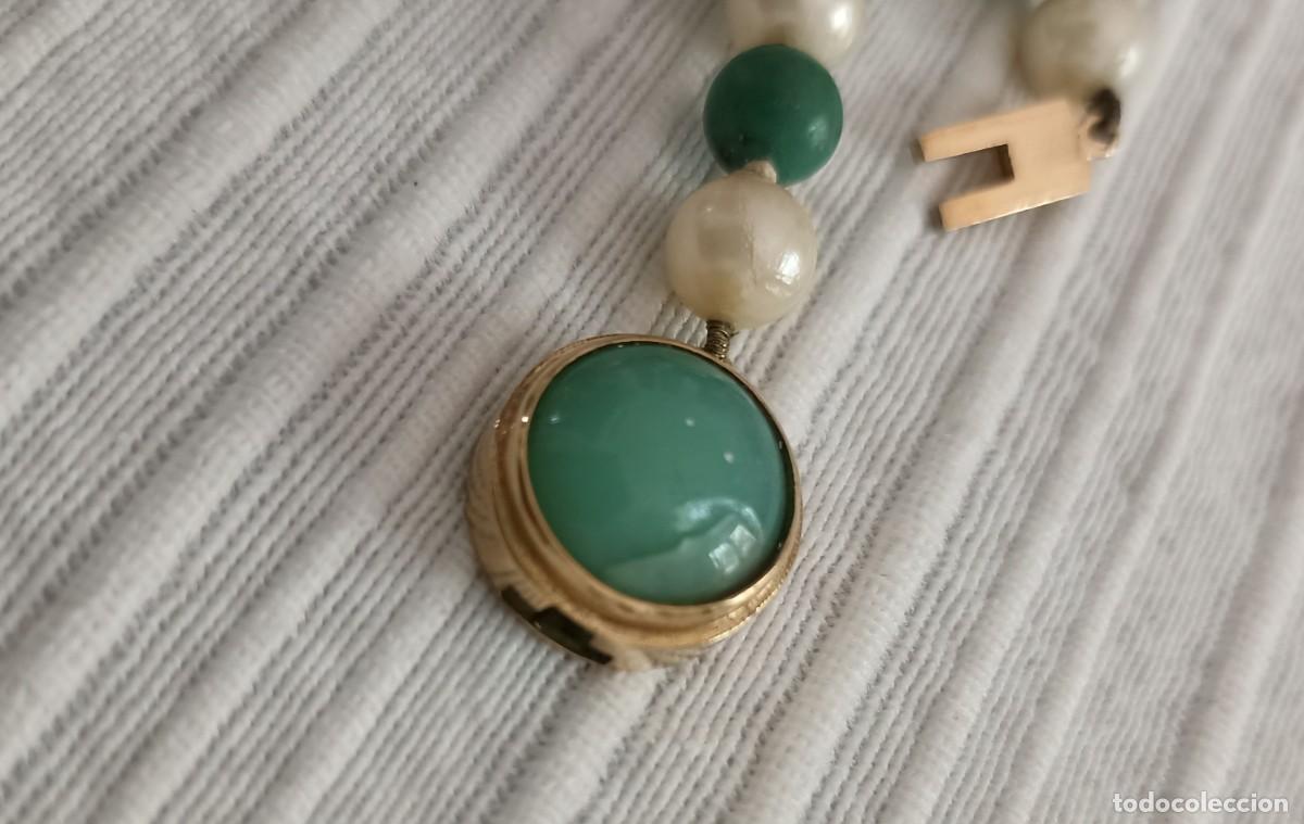 Joyeria: Collar antiguo de perlas y piedras. - Foto 4